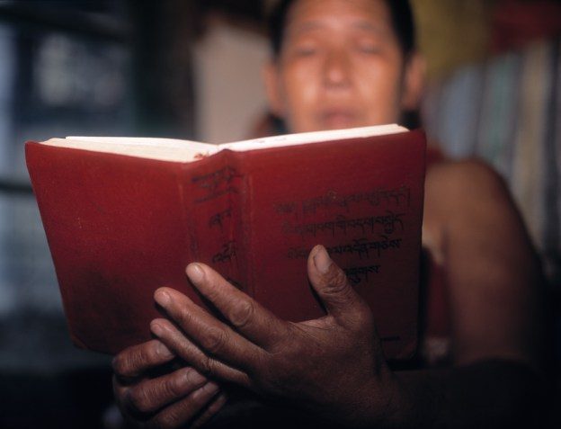 Floating Nun with Book