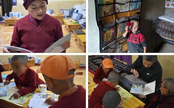 textbooks for Dorjee Zong Nunnery in Zanskar