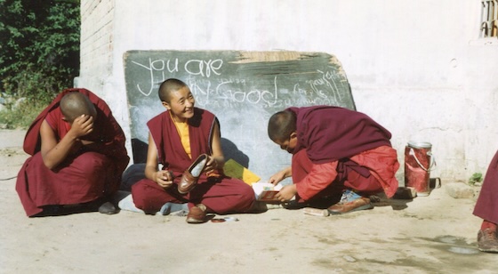 early days at Dolma Ling Nunnery 1993 Julie Brittain