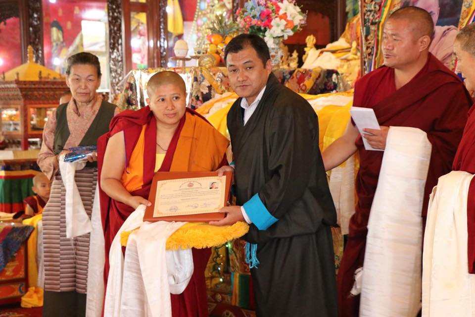 Geshema degree, Geshema graduation 2018, Tibetan nun, Tibetan women, Tibetan Buddhism
