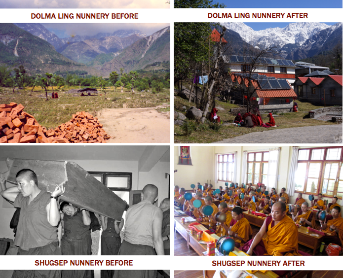 Tibetan nuns, Buddhist nuns, Dolma Ling, Shugsep Nunnery, Tibetan Nuns Project