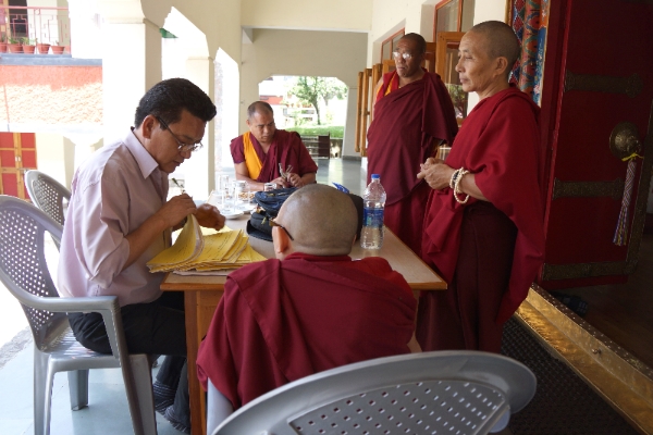 Geshema exam papers Tibetan Buddhist nuns 2014