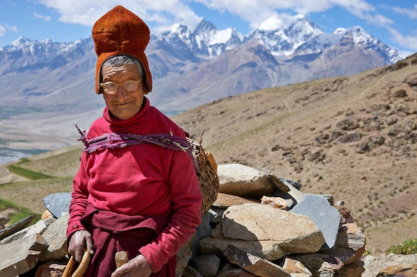 Tsering Drolkar is one of the oldest nun of Dorje Dzong Nunnery in Zanskar