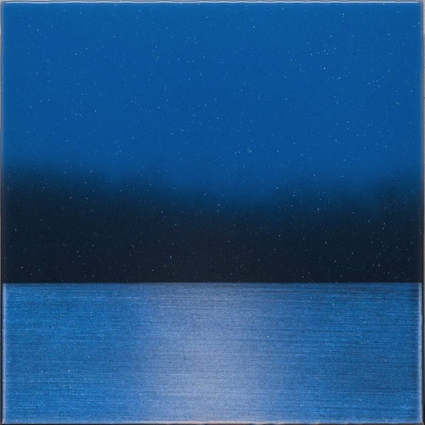 Prayer Flag Blue by Miya Ando