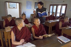 teaching Tibetan Buddhist nuns