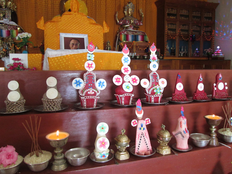 chod altar at Shugsep photo TNP