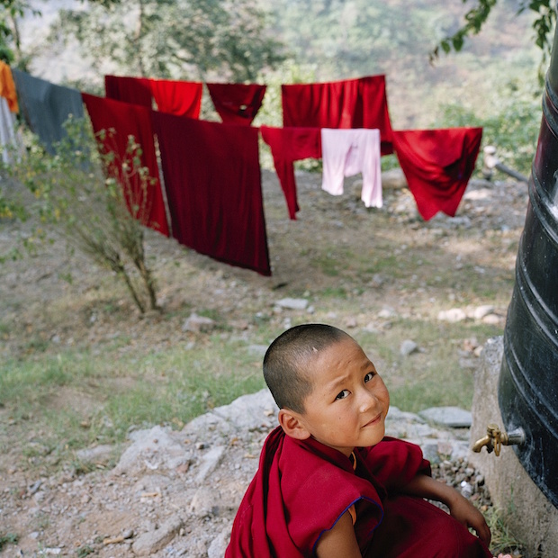 young Tibetan Buddhist nun