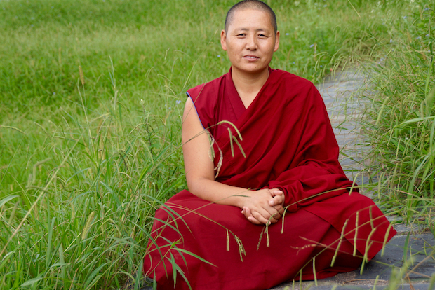 Tibetan nun Tenzin Kunsel