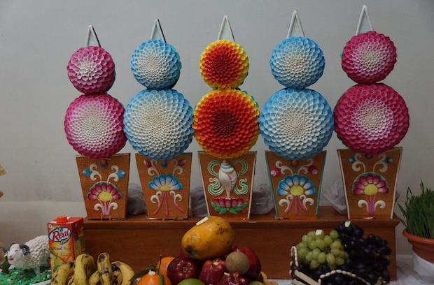 butter sculptures, Tibetan New Year, Losar, chemar bo