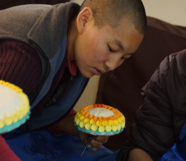 Tibetan butter sculpture