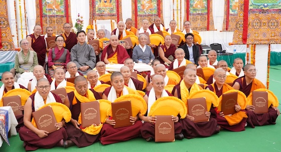 2026 Geshema graduates in Dharamsala