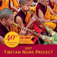 2027 Tibetan Nuns Project Calendar front cover pre-sale