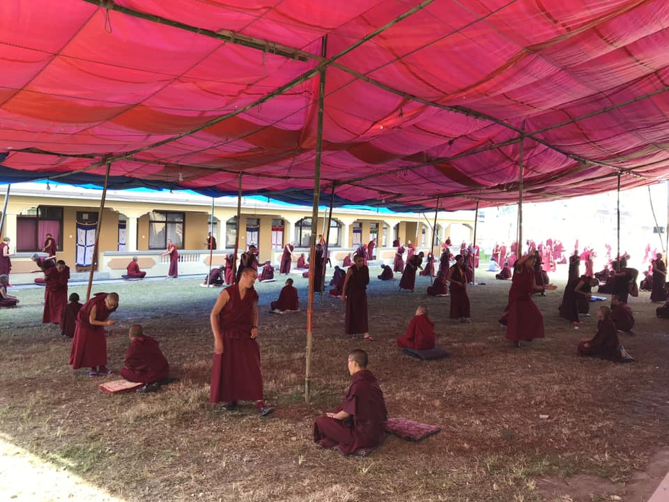 Jang Gonchoe, nuns debating, Tibetan debate