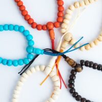 Tibetan Buddhist bracelet, wrist mala, malas, Malas for prayer and meditation, Tibetan prayer beads,