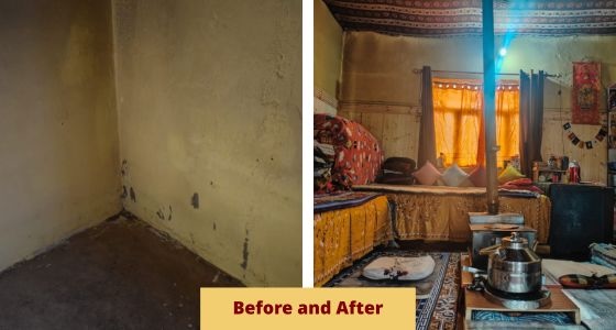 before and after Sherab Choelingbefore and after Sherab Choeling