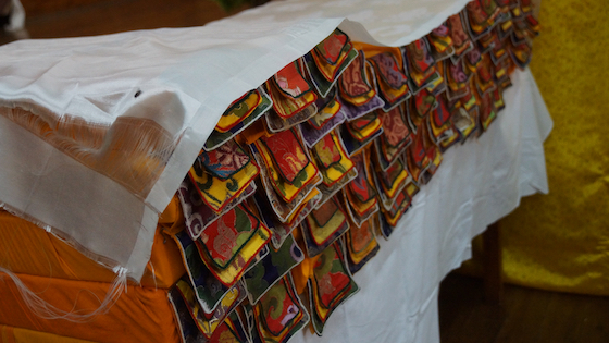 Complete Kangyur words of the Buddha read at Saga Dawa