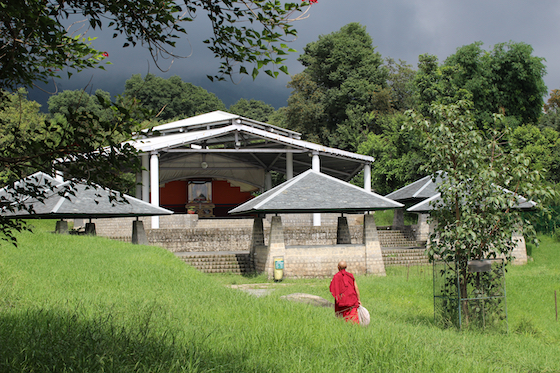 debate courtyard at Dolma Ling