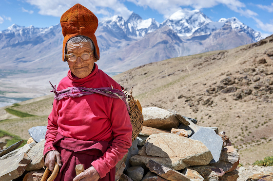 Tibetan Buddhist nun Zanskar Olivier Adam