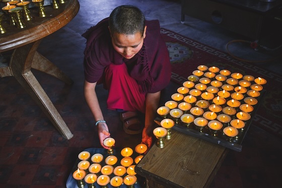 February 2026 image from Tibetan Nuns Project calendar