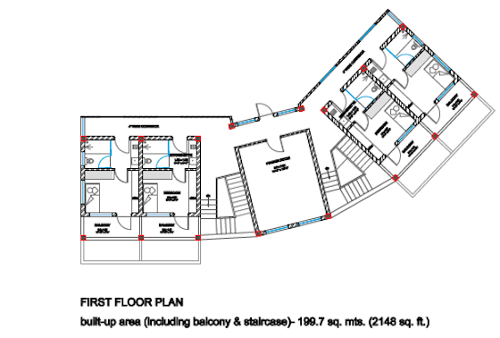 Architectural plan of Shugsep Retreat Center