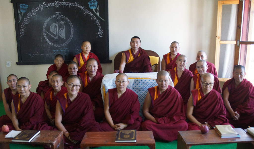 Geshemas studying Tantric Buddhism