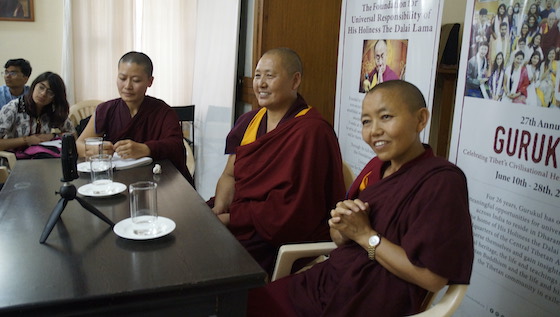 Geshema Delek Wangmo and Geshema Tenzin Kunsel teaching Gurukul program June 2023