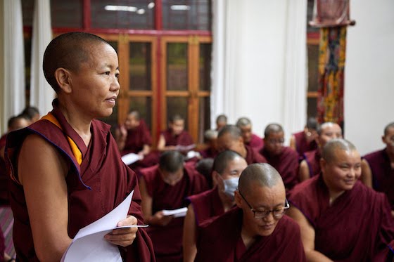 Geshema Delek Wangmo, teaching, Dolma Ling Nunnery