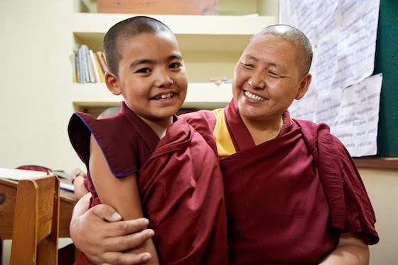 Geshema Tenzin Kunsel now teaches at Dolma Ling Nunnery Photo by Olivier Adam