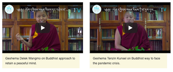 Geshema, Geshema nuns, spiritual advice during pandemic