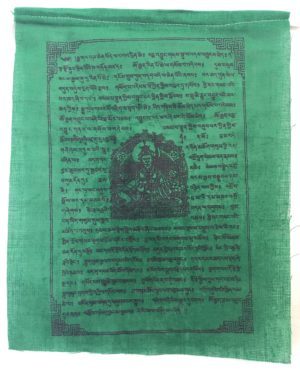Guru Rinpoche prayer flag, Tibetan prayer flag with Guru Rinpoche