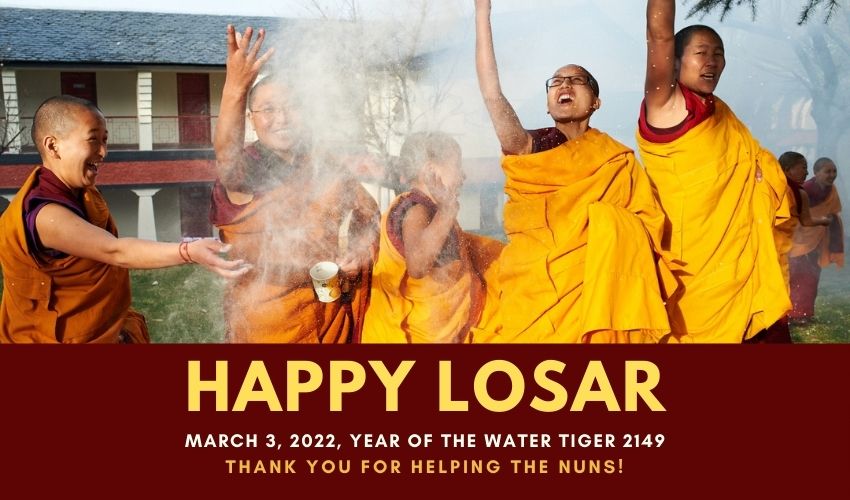 Happy Losar Tibetan New Year 2022