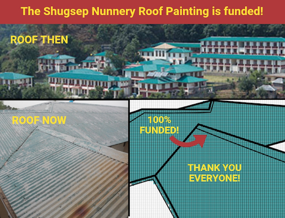 Shugsep Nunnery Roof