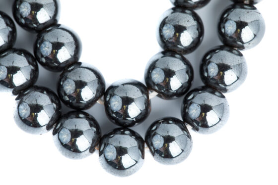 Hematite Mala Beads Hematite mala used for prayer, meditation, and chanting, blessed by Tibetan nuns