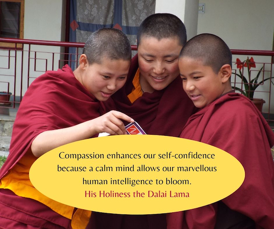 His Holiness the Dalai Lama on compassion inspirational quote