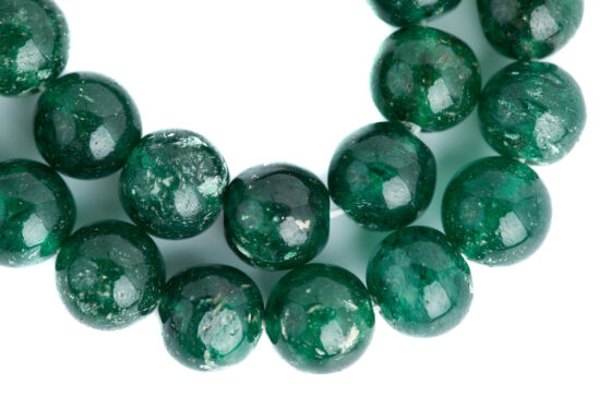 Jade Mala Beads Jade mala for prayer, meditation, and chanting, blessed by Tibetan nuns