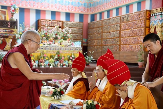 Khenmo enthronement, Sakya College for Nuns, Tibetan Buddhist nuns, Buddhist women teachers