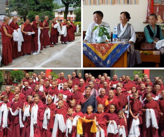 Sikyong Penpa Tsering's visit to Dolma Ling in September 2023