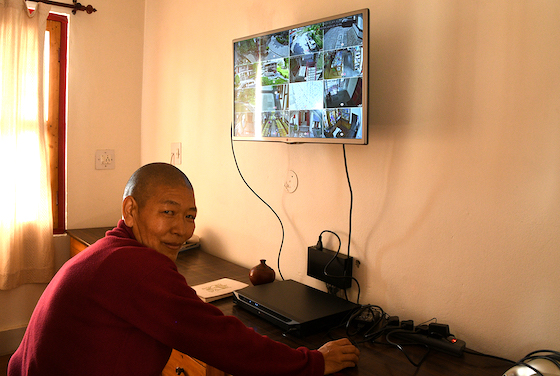 New cctv cameras at Dolma Ling improve security