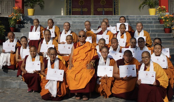 Nuns at Shugsep Nunnery Convocation 2022