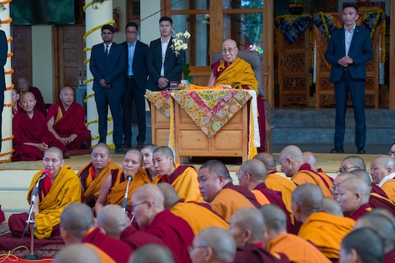 October 18 2026 Tibetan Buddhist nuns audience with His Holiness the Dalai Lama Dharamsala