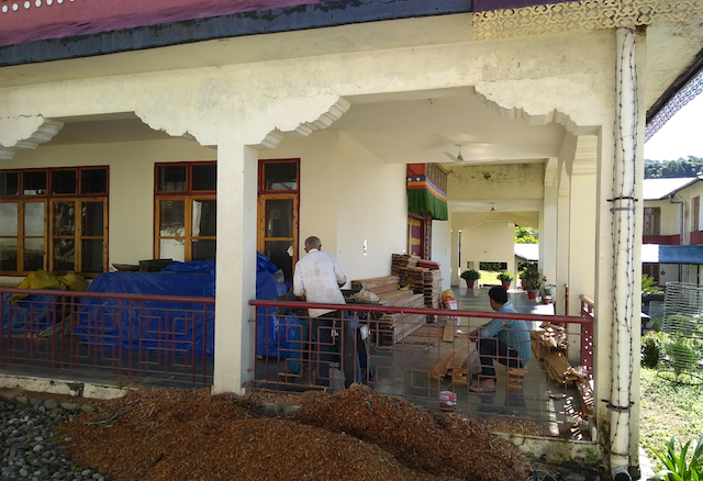 Shugsep temple floor,