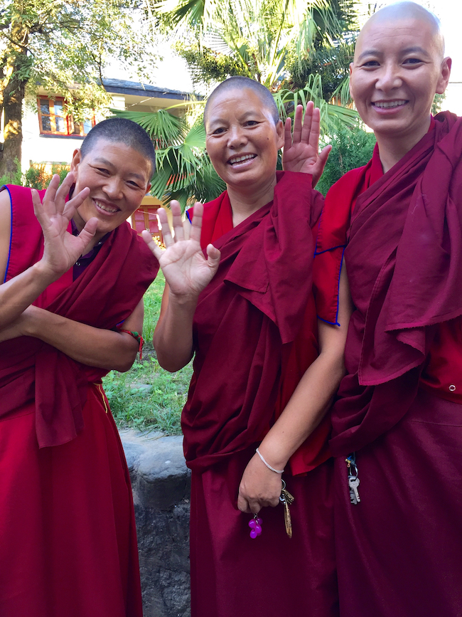 photo by Robin Groth of Tibetan Buddhist nuns