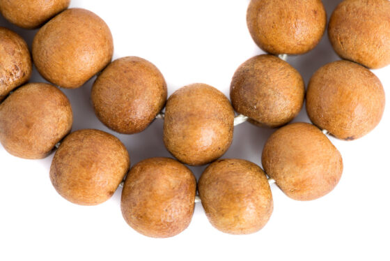 Rosewood Yellow Mala Beads Rosewood Yellow mala for prayer, meditation, and chanting, blessed by Tibetan nuns