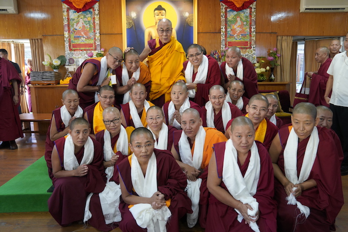 Geshema, Tibetan Buddhist nuns, Dalai Lama,