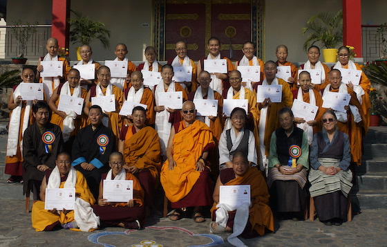 Shugsep Nunnery graduation ceremony 2022