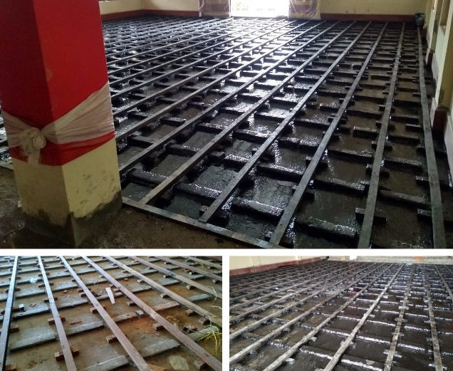 Shugsep temple floor repair