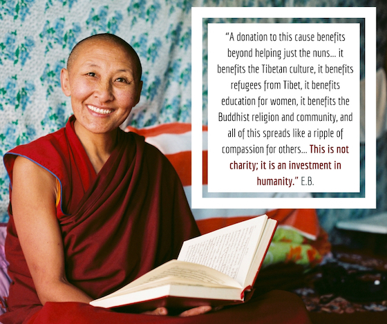 Sponsor a Tibetan Buddhist nun in Inda