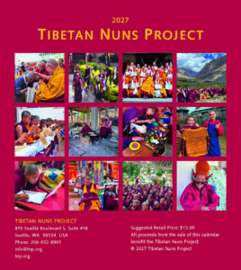 2027 Tibetan Nuns Project Calendar back cover