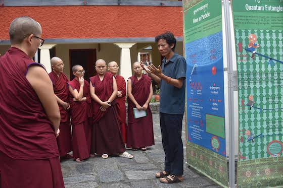 Teaching Tibetan Buddhist nuns science at Dolma Ling