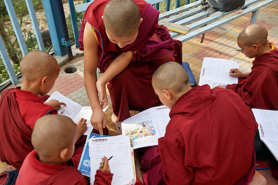 Textbooks needed for Tibetan Buddhist nuns in India